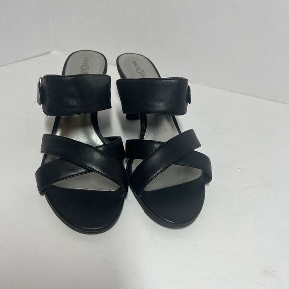 PRETTY 7M SHOE EAST5TH BRAND JCPENNY BLACK HEELS - Picture 1 of 11